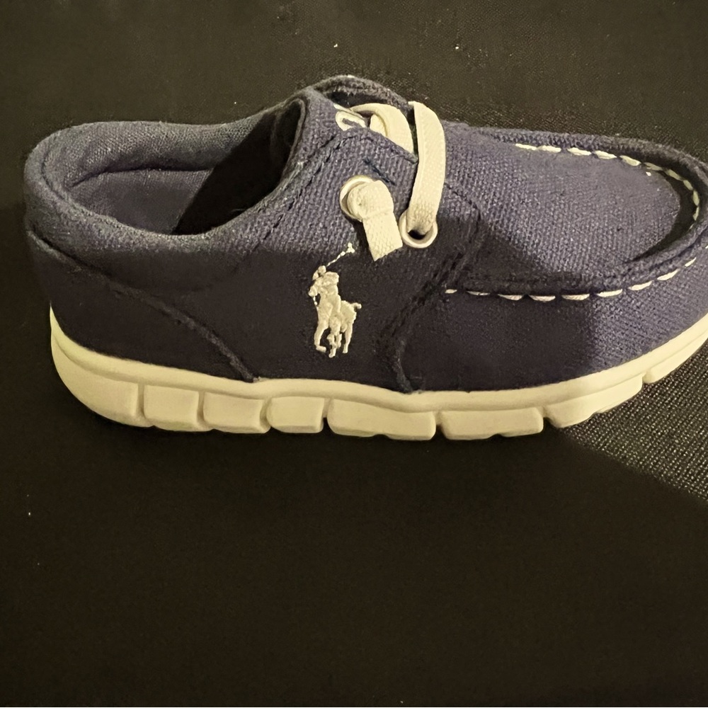Blue Polo Toddler Shoes